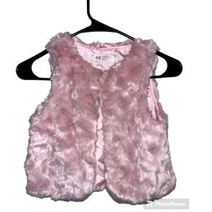 Cutest pink fur vest